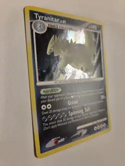 Tyranitar LV. 61 30/100 Holo Rare Vintage Pokemon Stormfront 2008 Diamond Pearl - Image 2