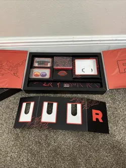 Pokemon Team Rocket's Moltres ex Ultra Premium Collection UPC (OPENED) No Packs - Image 4
