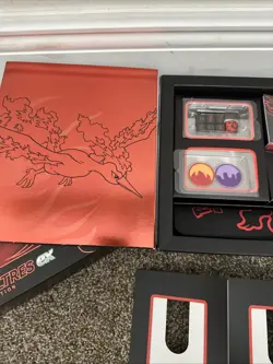 Pokemon Team Rocket's Moltres ex Ultra Premium Collection UPC (OPENED) No Packs - Image 5