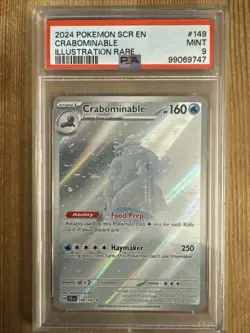 Pokemon TCG Crabominable 149/142 Illustration Rare Stellar Crown PSA 9 - Image 1