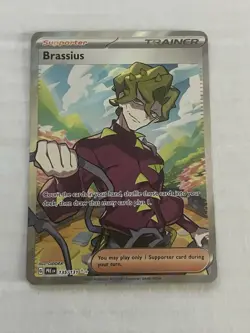 Brassius 135/131 Full Art Trainer Prismatic Evolutions Pokemon Card - Image 1