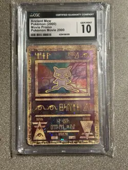 Pokemon 2000 Ancient Mew Holo Movie Promo Pokemon Movie 2000 GEM MINT CGC 10 - Image 1