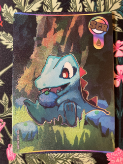 ?? Totodile SCR Pack Hit!?? Pokemon Eif Elf Origin RARE 3.0 Non TCG Card NM ?? - Image 1