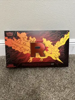 Pokemon Team Rocket's Moltres ex Ultra Premium Collection UPC (OPENED) No Packs - Image 1