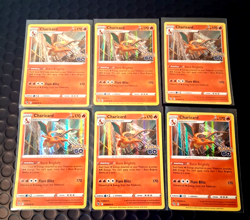 Bulk Lot 6x Charizard 010/078 Pokemon GO Pokemon TCG Holo Rare 2022 NM - Image 1