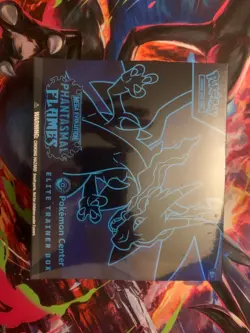 Phantasmal Flames Pokemon Center Exclusive Elite Trainer Box ETB Sealed - Image 1