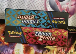 Sealed Pokemon TCG Crown Zenith Collection Box BOTH Zacian and Zamazenta BOXES 820650851636 - Image 5