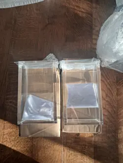 2 Japanese Pokemon Half Booster Box Acrylic Case brand new TCG bulk buy - Image 1