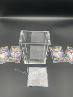2 Japanese Pokemon Half Booster Box Acrylic Case brand new TCG bulk buy - Image 4