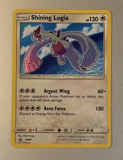 2017 Pokemon Shining Lugia SM82 Holo Promo NM - Image 1