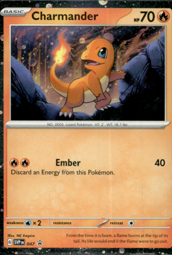 Charmander - Cosmos Holo Promo - #047 - Scarlet & Violet - NM - Pokemon TCG - Image 1