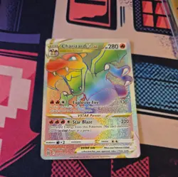 Pokemon TCG Charizard VSTAR Brilliant Stars 174/172 Secret Rainbow Holo - Image 1