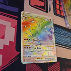 Pokemon TCG Charizard VSTAR Brilliant Stars 174/172 Secret Rainbow Holo - Image 3