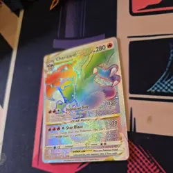 Pokemon TCG Charizard VSTAR Brilliant Stars 174/172 Secret Rainbow Holo - Image 4