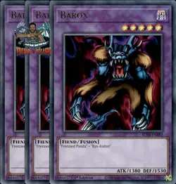 Yugioh! 3x Barox BLTR-EN082 Ultra Rare 1st Ed NM - Image 1
