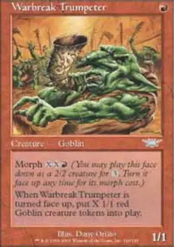 Warbreak Trumpeter ~ Lightly Played Legions MTG Magic UltimateMTG Red Card - Image 1