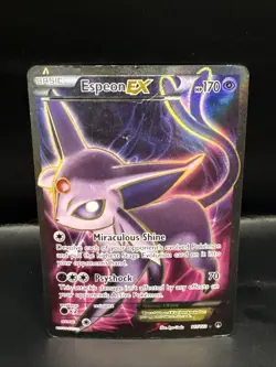 Pokemon TCG Espeon EX Holo Full Art Ultra Rare Card 117/122 XY Breakpoint - Image 1