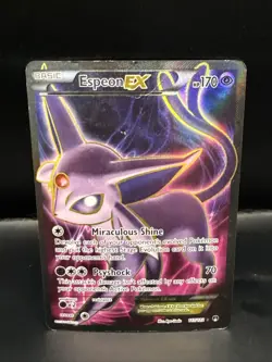 Pokemon TCG Espeon EX Holo Full Art Ultra Rare Card 117/122 XY Breakpoint - Image 2