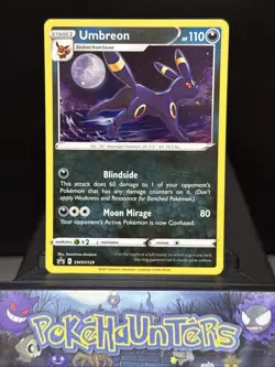Pokemon Card Umbreon SWSH129 Black Star Promo Holo Near Mint - Image 1