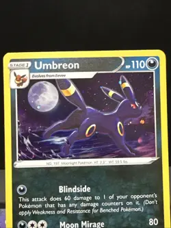 Pokemon Card Umbreon SWSH129 Black Star Promo Holo Near Mint - Image 2