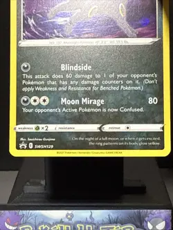 Pokemon Card Umbreon SWSH129 Black Star Promo Holo Near Mint - Image 3