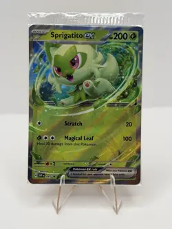 Sprigatito ex 087 Sv: Scarlet & Violet Promo Cards Holo Sealed Black Star Promo - Image 3