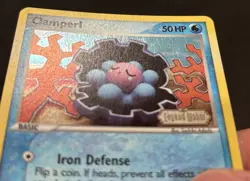 Clamperl 51/92 EX Legend Maker Holo Stamped Pokemon Card TCG - Image 3