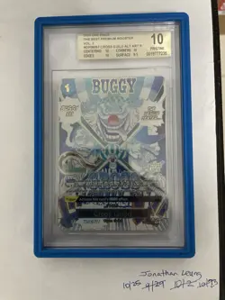 One Piece Card Buggy Cross Guild BGS Pristine 10 Graded - Image 1