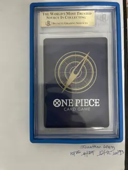One Piece Card Buggy Cross Guild BGS Pristine 10 Graded - Image 2