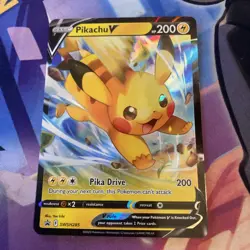 Pikachu V - SWSH285 SWSH: Sword & Shield Promo Cards Holo NM - Image 1