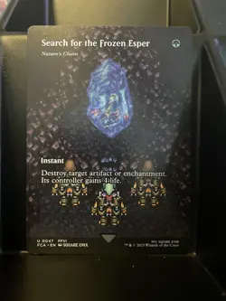 Search for the Frozen Esper / Nature's Claim NM/M Final Fantasy MTG Magic Card - Image 1