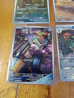 Pokemon Card Lot 9 VMAX VSTAR Lot Full Art Lot Wimpod Gimmighoul Mint Rare - Image 4