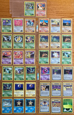 Gym Challenge Pokemon card lot including Erika's Venusaur holo 4/132 - Image 1