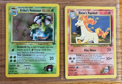Gym Challenge Pokemon card lot including Erika's Venusaur holo 4/132 - Image 2