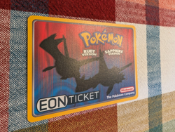 Pokemon Eon Ticket Promo E-Reader E Card Ruby & Sapphire GBA -NM - Image 2