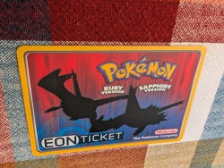 Pokemon Eon Ticket Promo E-Reader E Card Ruby & Sapphire GBA -NM - Image 4