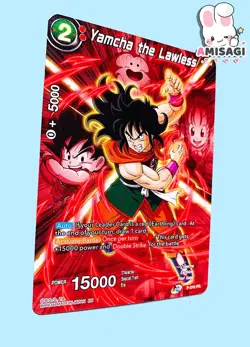 Dragon Ball Super Trading Card - Yamcha the Lawless Alternate Art P-215 Karte - Image 2