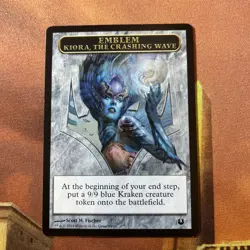 MTG / Emblem - Kiora, The Crashing Wave - Nm - Image 1