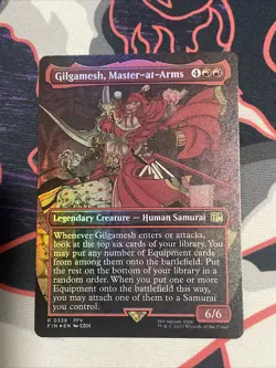 Gilgamesh, Master-at-Arms Foil Borderless R MTG Final Fantasy - Image 1