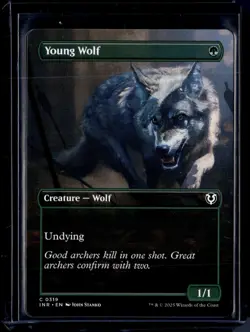 Young Wolf - 319 - INR - NM - MTG Magic the Gathering - Image 1