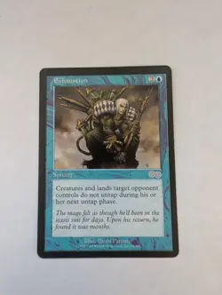 Exhaustion Urza's Saga Regular MTG - Image 1
