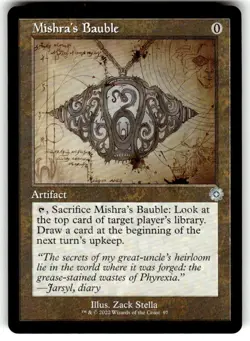 Mishra's Bauble (Schematic) The Brothers' War: Retro Frame Artifacts Regular MTG - Image 1