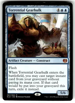 Magic: The Gathering MTG NMTorrential Gearhulk Regular - Image 1