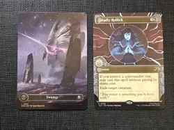Deadly Rollick (Showcase) Avatar Last Airbender + Galaxy Foil Swamp MTG - Image 1