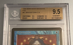 1999 MTG Brainstorm (Foil) - Mercadian Masques #61 - Image 3