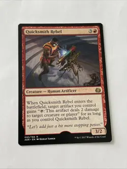 QUICKSMITH REBEL MISPRINT - Missing Holo Stamp - MTG Magic the Gathering - Image 1