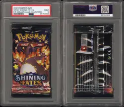 PSA 9 MINT Shining Fates Booster Pack Shiny Charizard VMAX Foil Pokemon TCG 2021 - Image 3