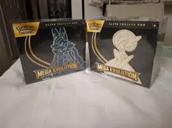 Pokemon TCG Mega Evolution ETBs Lucario & Gardevoir Set Of 2 Factory Sealed New - Image 2