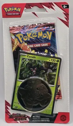 Pokemon TCG: Scarlet & Violet - Destined Rivals Checklane Blister - Zarude - Image 1