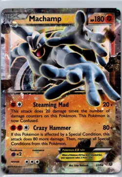Pokemon TCG Machamp-EX 37/98 Ancient Origins Holo LP - Image 1